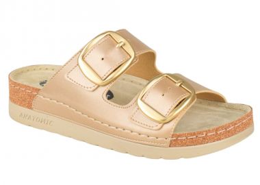 Γυναικείες Ανατομικές Παντόφλες | Vesna | 880488 | Μπρονζέ - Vesna - 